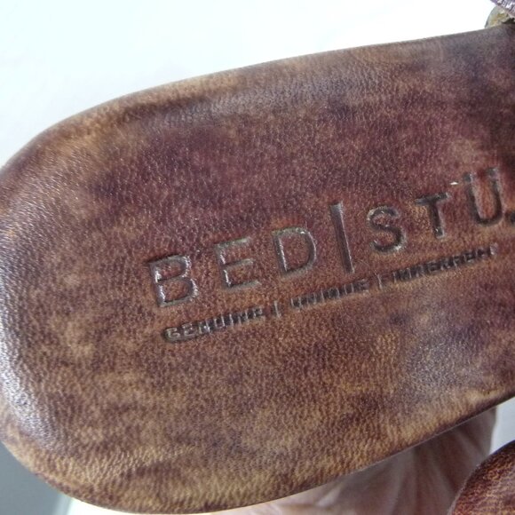 BED STU SIZE 9 JOANN LEATHER WEDGES - Picture 14 of 14